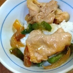 The男飯！簡単豚肉と玉ねぎの焼肉タレ炒め